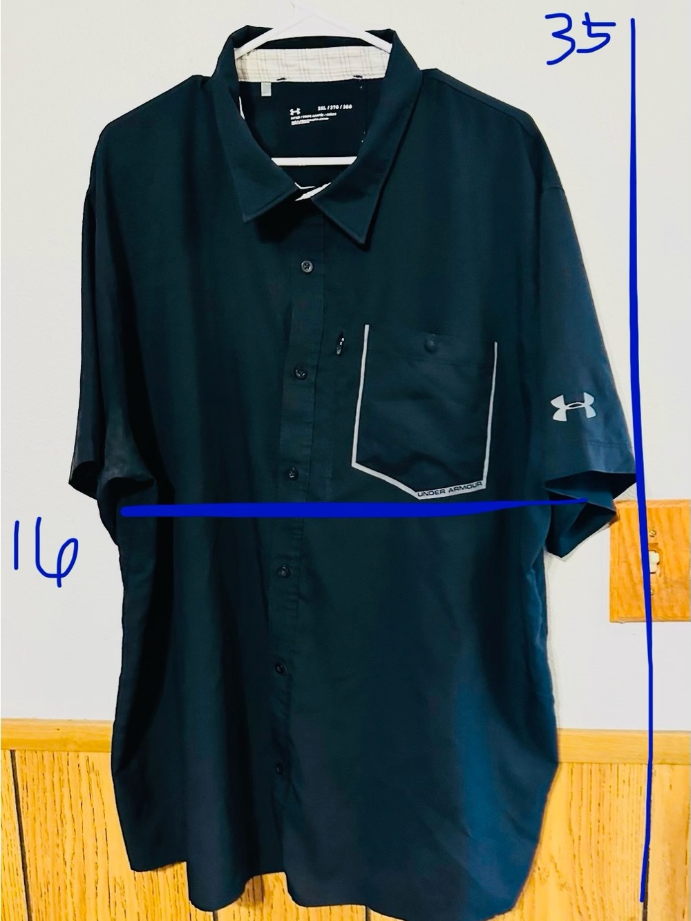 Under Armour Men’s size 3XL Short Sleeve Button-Up Shirt outdoor lightweight - Picture 4 of 4